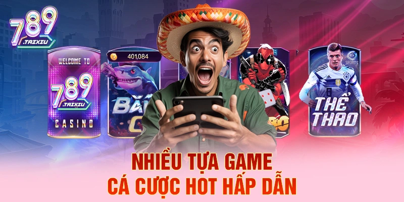 Đa dạng game cá cược tại dom88